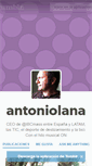 Mobile Screenshot of blog.antoniolana.es